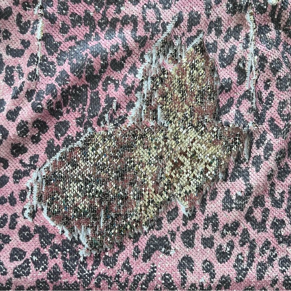 FREE PEOPLE one sequin mini SKIRT - Picture 10 of 10
